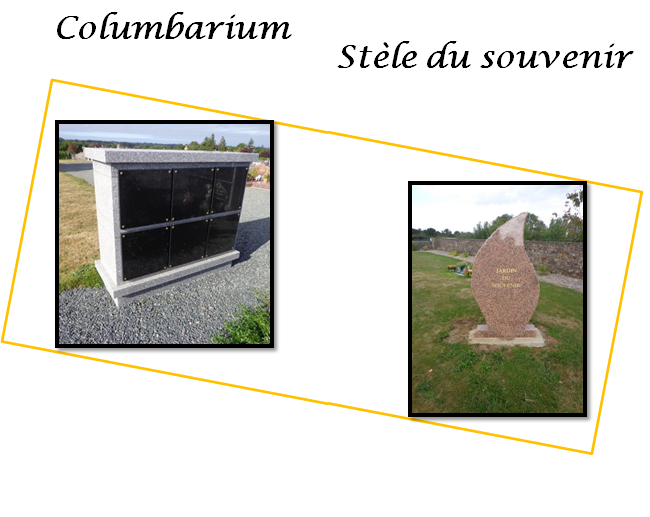 columbarium et stèle du souvenir